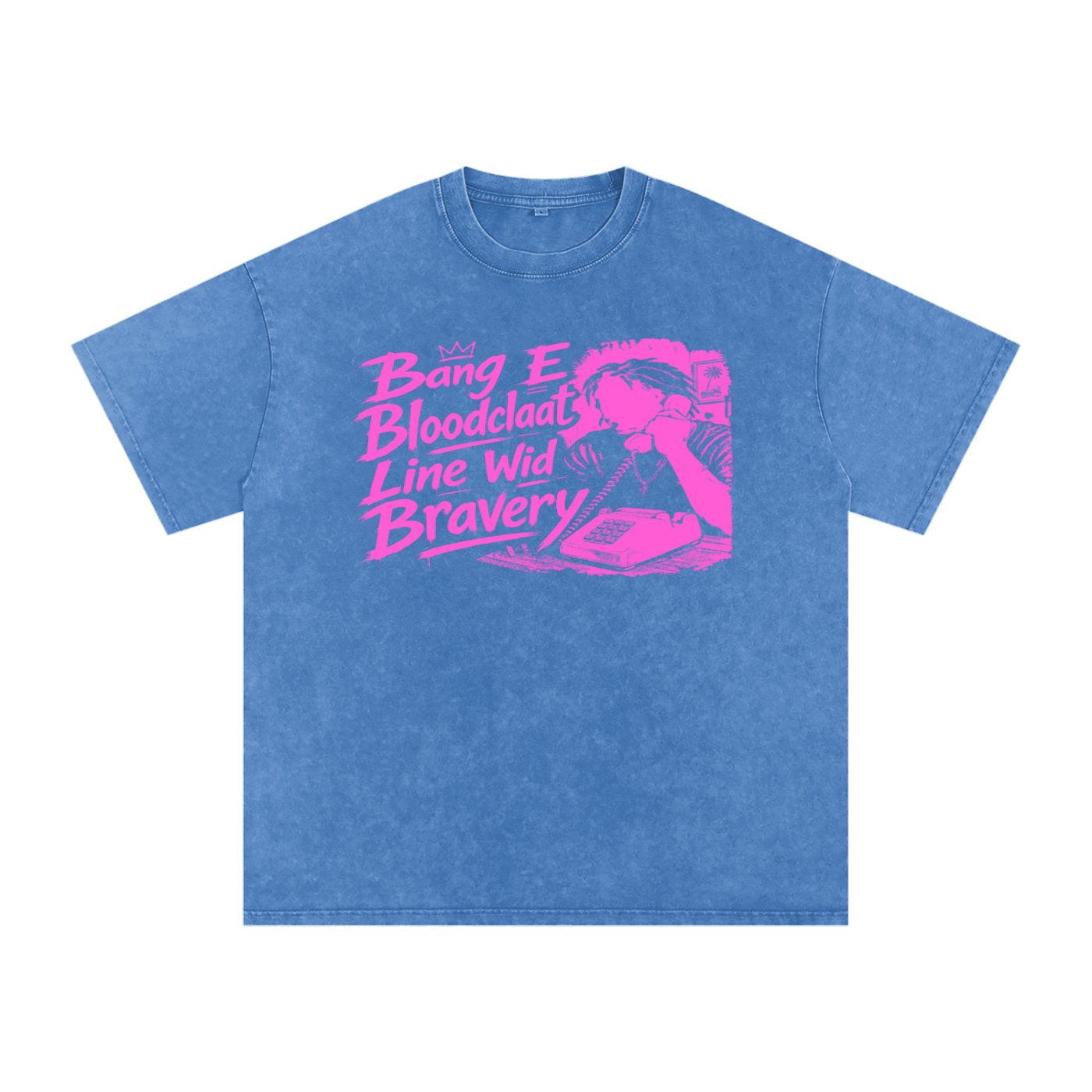 FZ Unisex Snow Washed Oversized Banga Cotton Tee