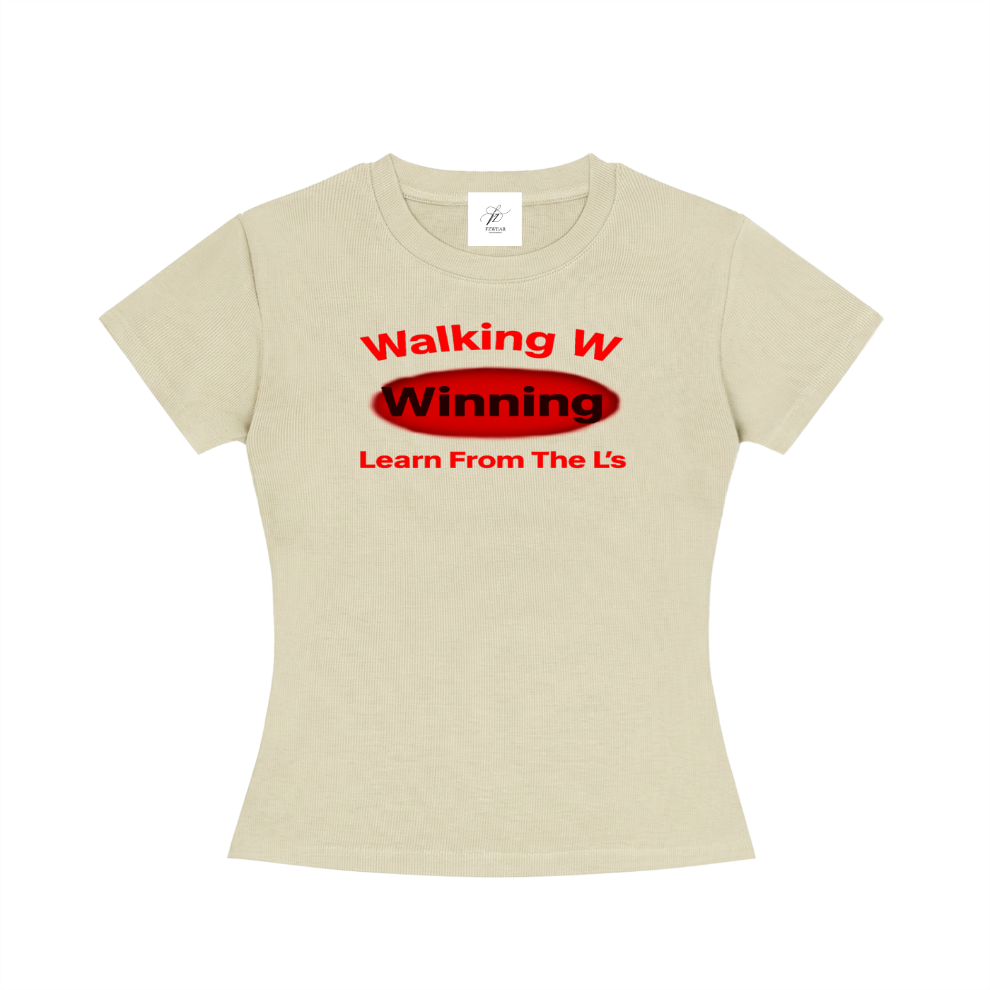 FZ Women's Slim Fit Winning Crewneck Tee