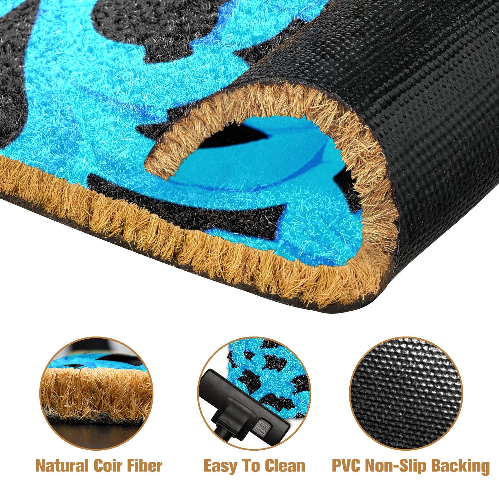 FZ Maze 2 Natural Coir Doormat