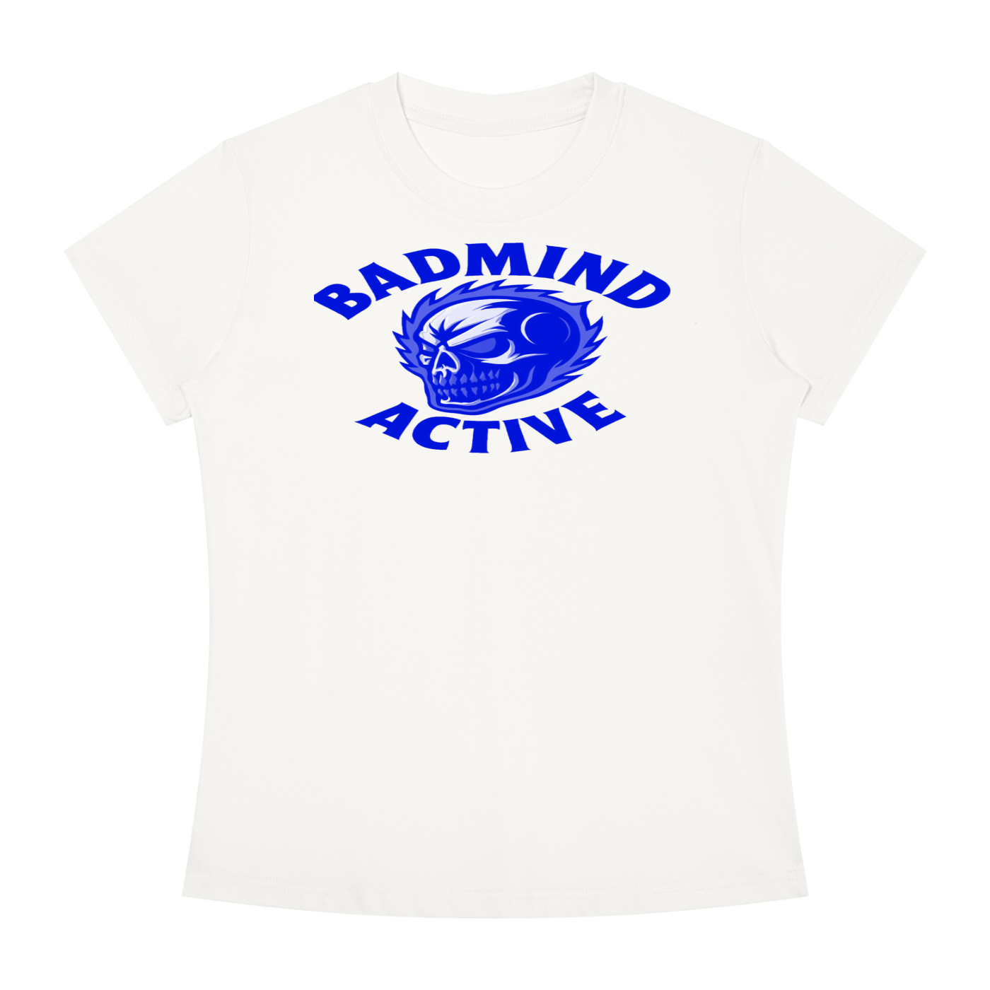 FZ Women's Slim Fit Badmind Crewneck Tee