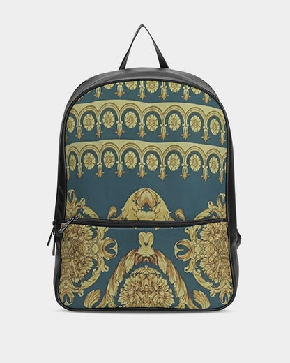 FZ AFRICAN PRINT Classic Faux Leather Backpack - FZwear