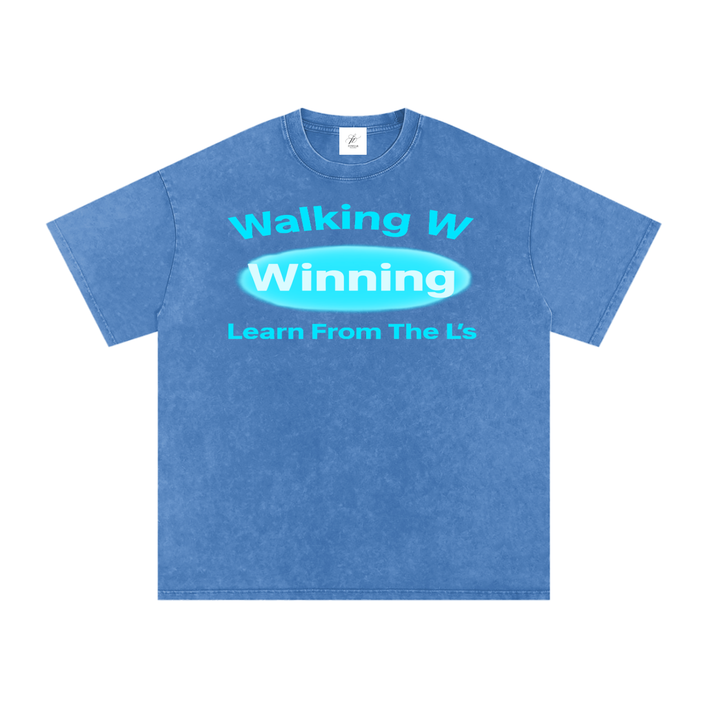 FZ Unisex Acid Wash Winning Oversize Tee