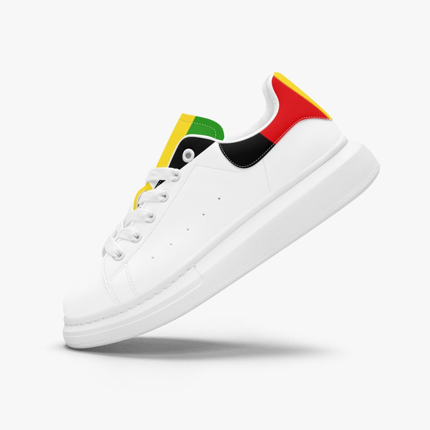 FZ Unisex Rasta Leather Oversized Sneakers