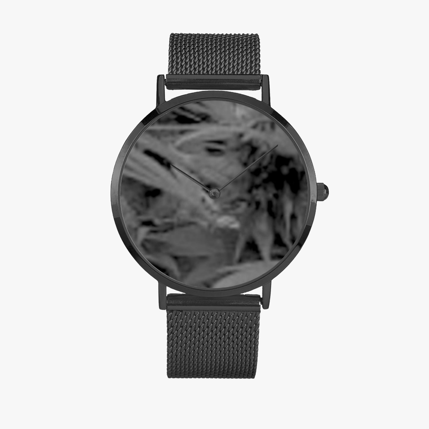 FZ Weed Ultra-thin Stainless Steel Quartz Watch