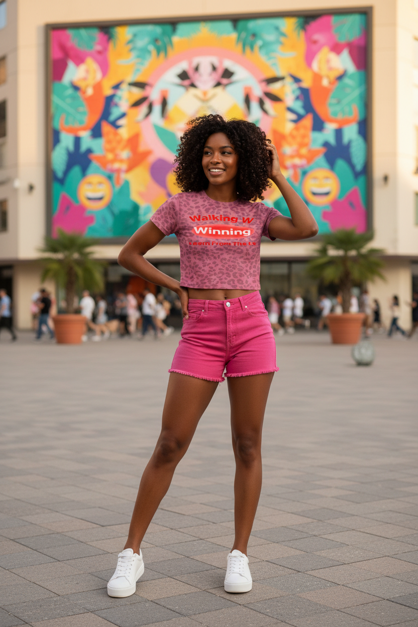 Dark Pink Winning Tee - Plaza