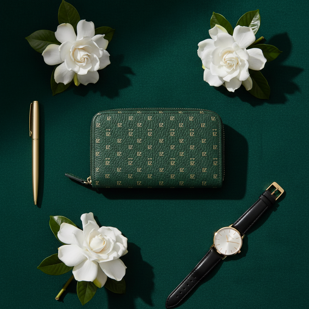 Dark Velvet Flat Lay