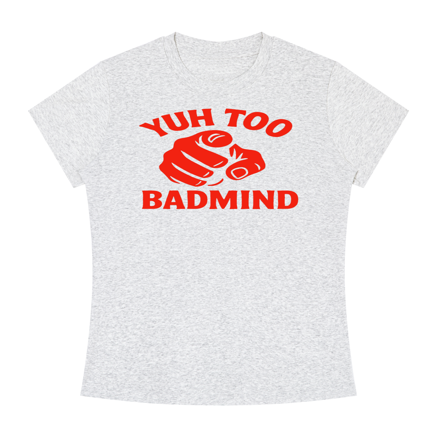 FZ Women's Slim Fit Badmind Crewneck Tee