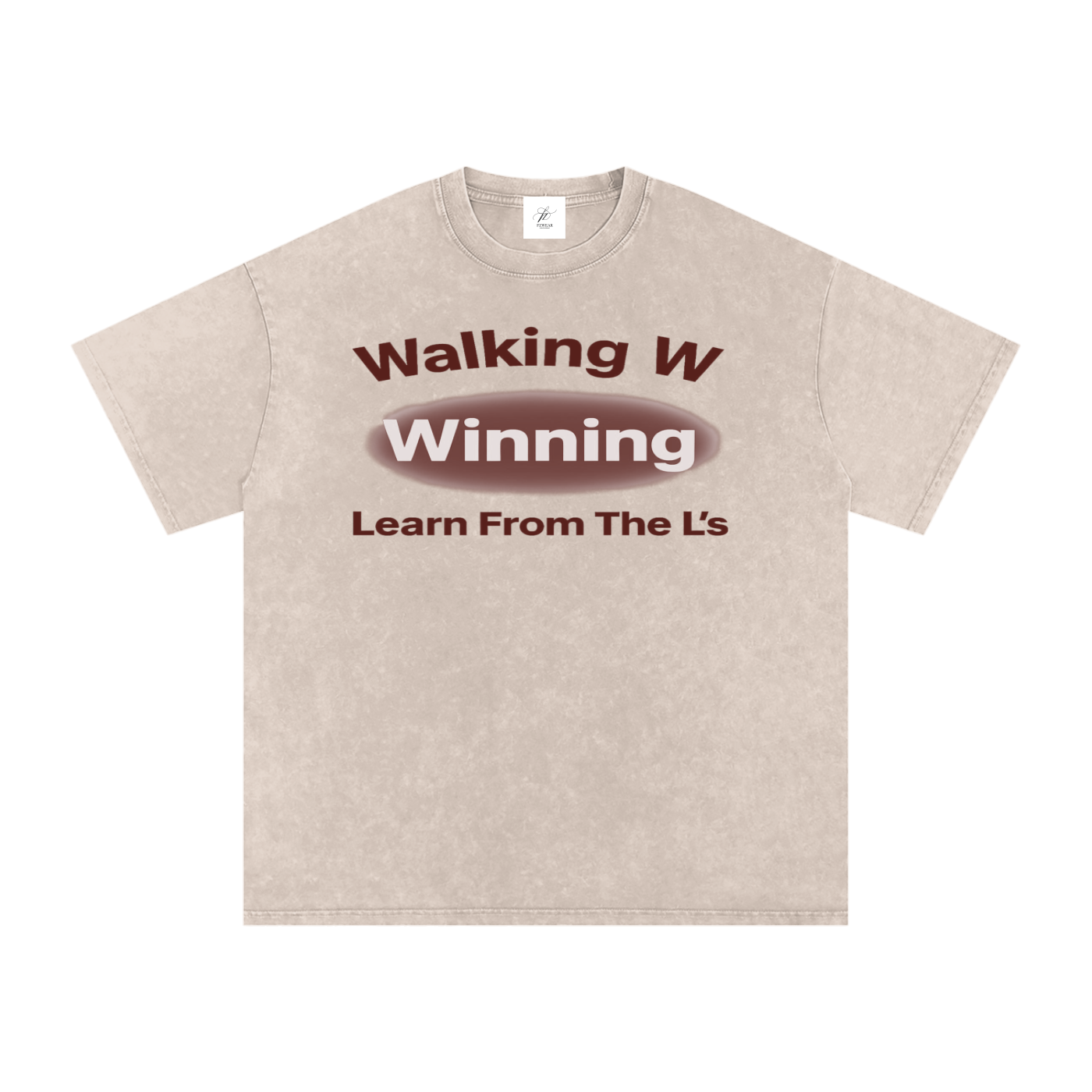 FZ Unisex Acid Wash Winning Oversize Tee