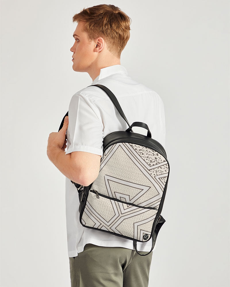 FZ AFRICAN PRINT Classic Faux Leather Backpack - FZwear