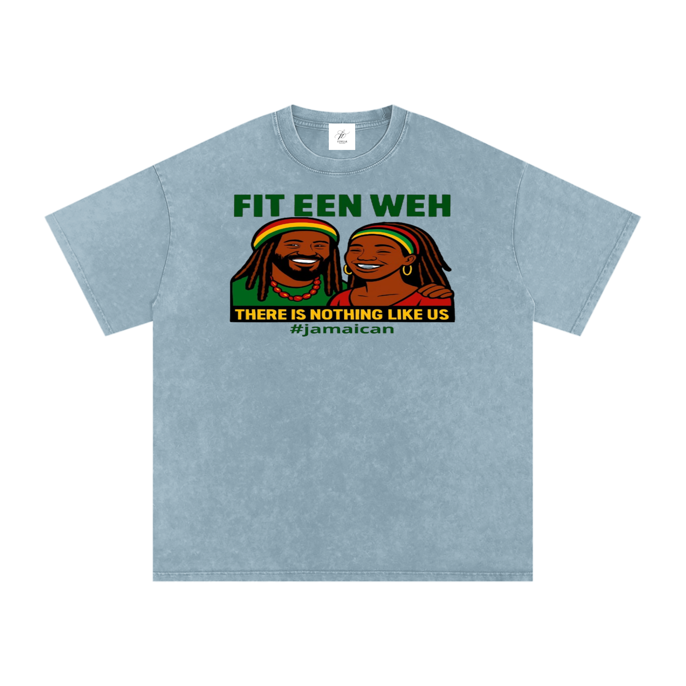 FZ Unisex Snow Washed Oversized Cotton Tee