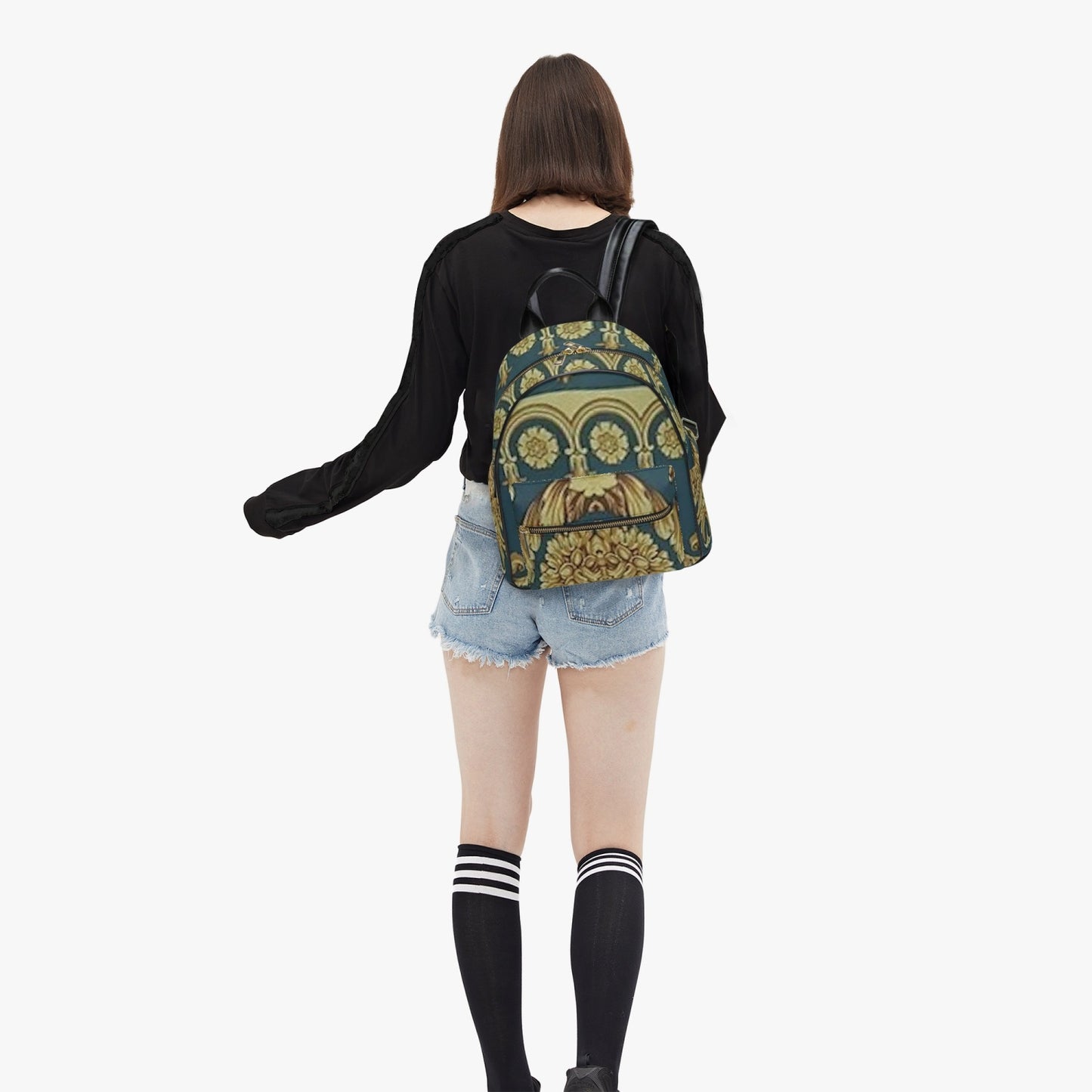 FZ African Printed PU Backpack