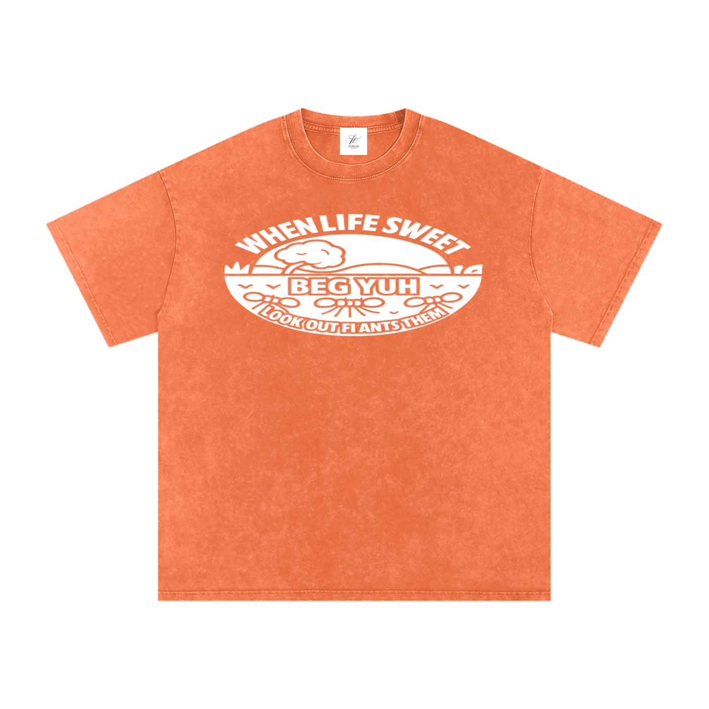 FZ Unisex Acid Wash Oversize Tee