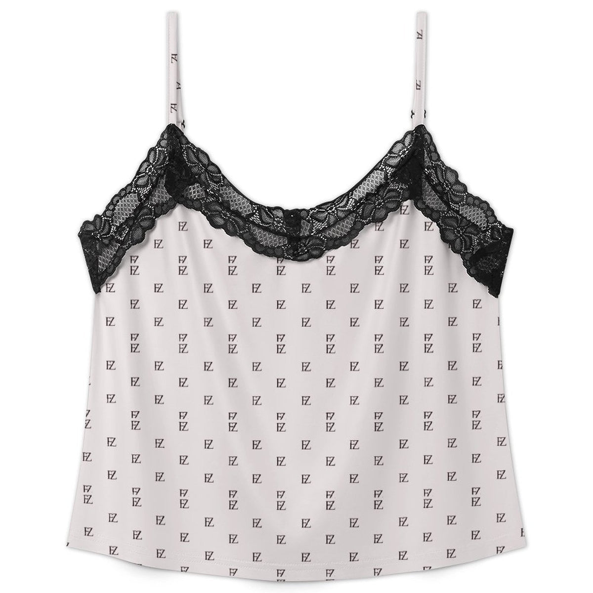 Custom Women Lace V Neck Spaghetti Strap Camisole Shorts Pajama Set