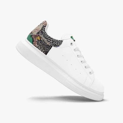 FZ Safari Print Leather Oversized Sneakers - FZwear