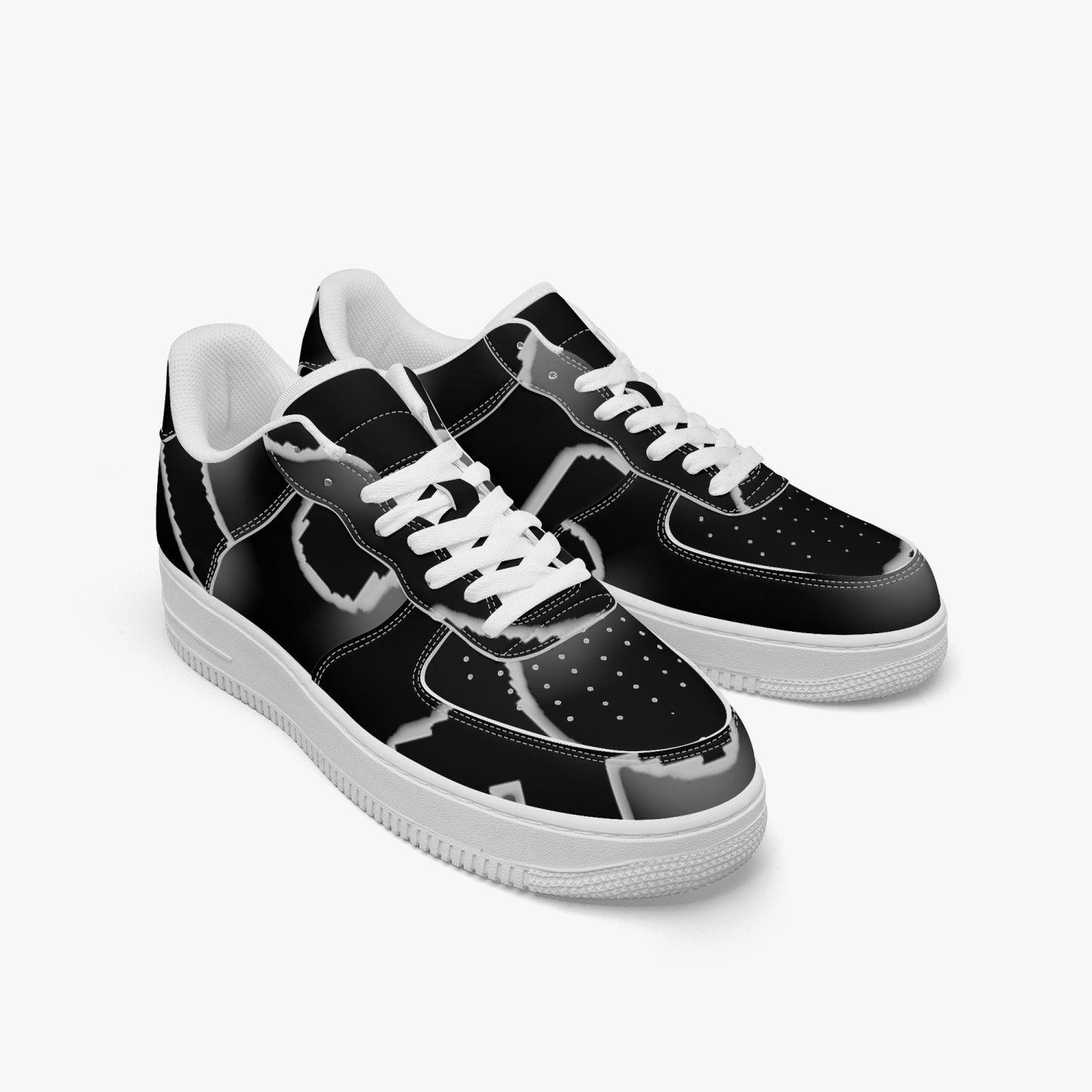 FZ Unisex Low-Top Leather Sports Sneakers