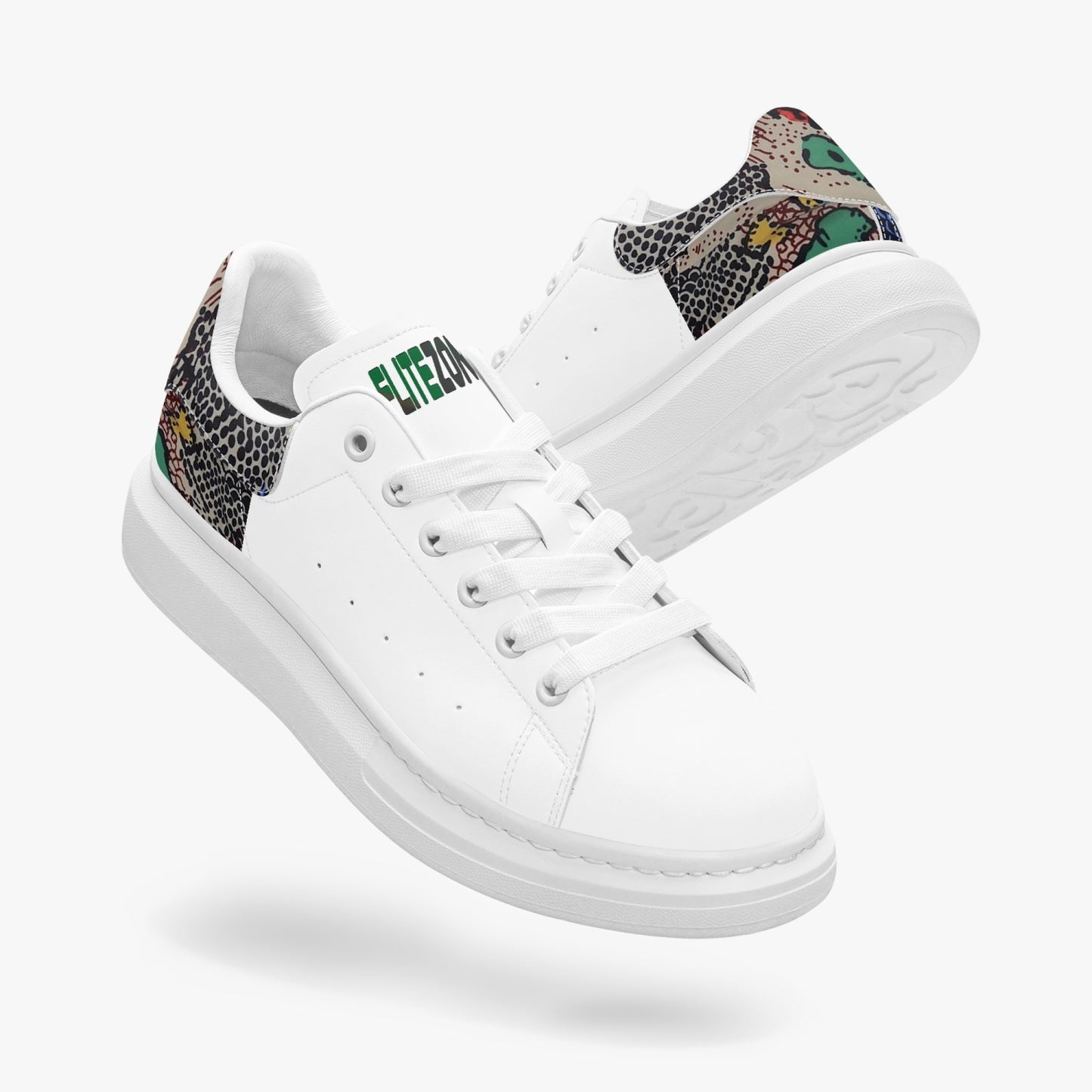 FZ Safari Print Leather Oversized Sneakers