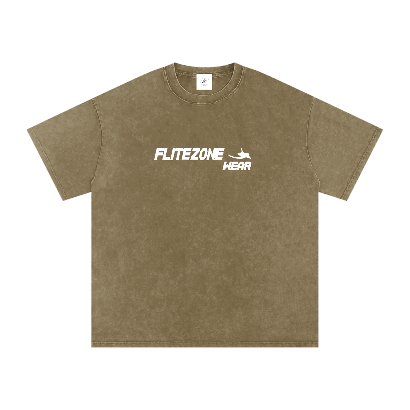 FZ Unisex Snow Washed Oversized Cotton Tee