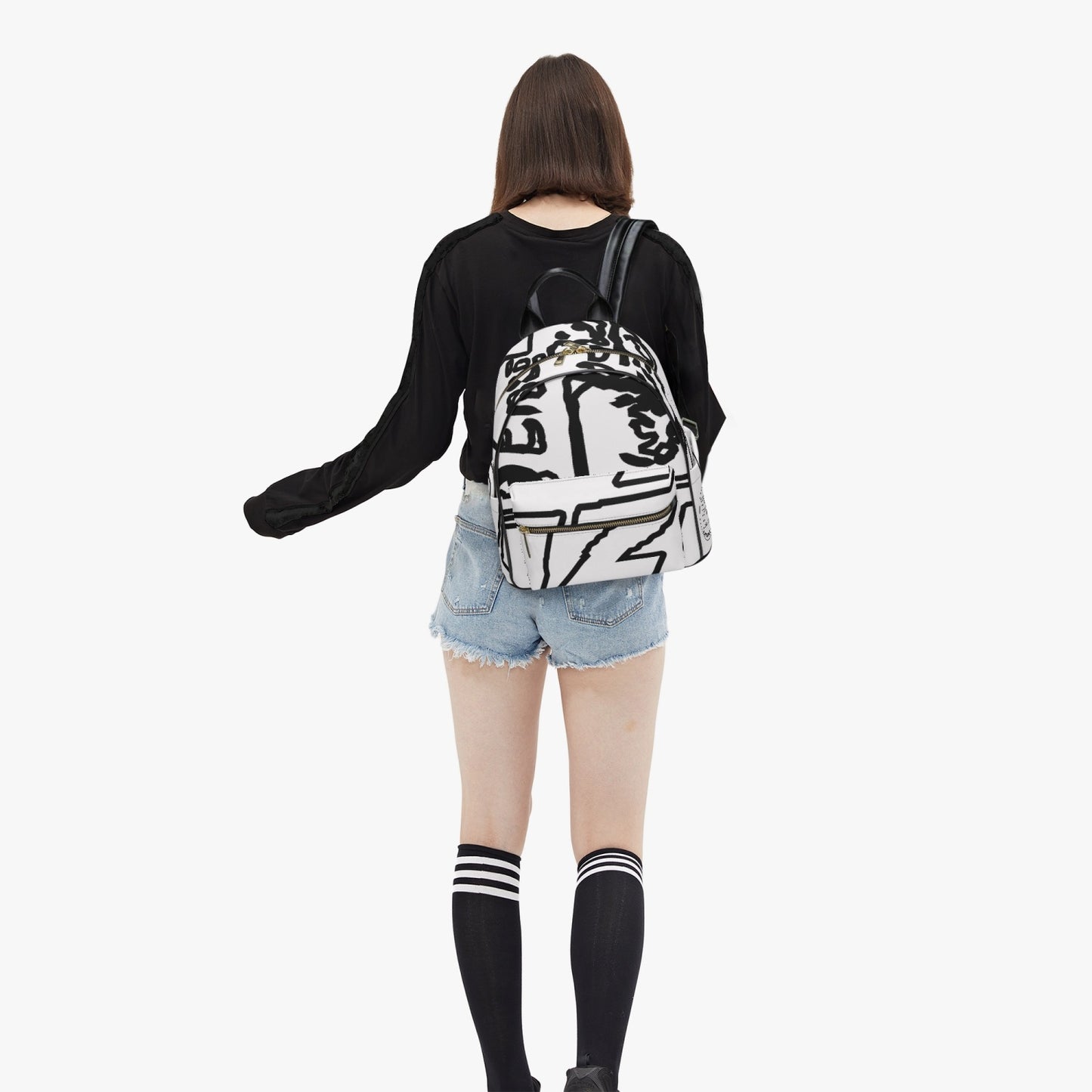 FZ Printed PU Backpack