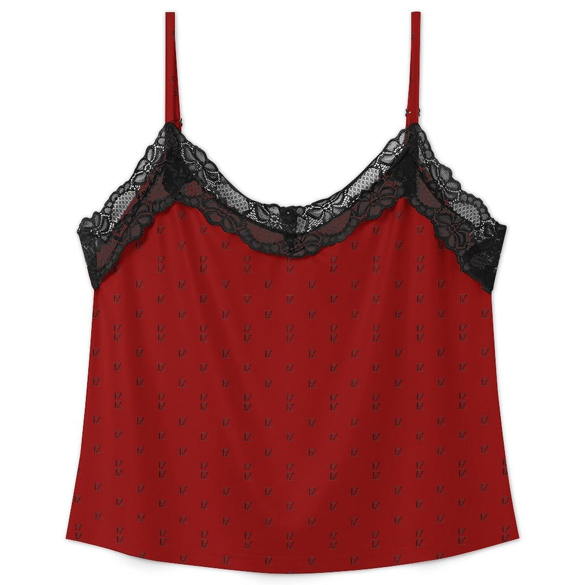 Custom Women Lace V Neck Spaghetti Strap Camisole Shorts Pajama Set