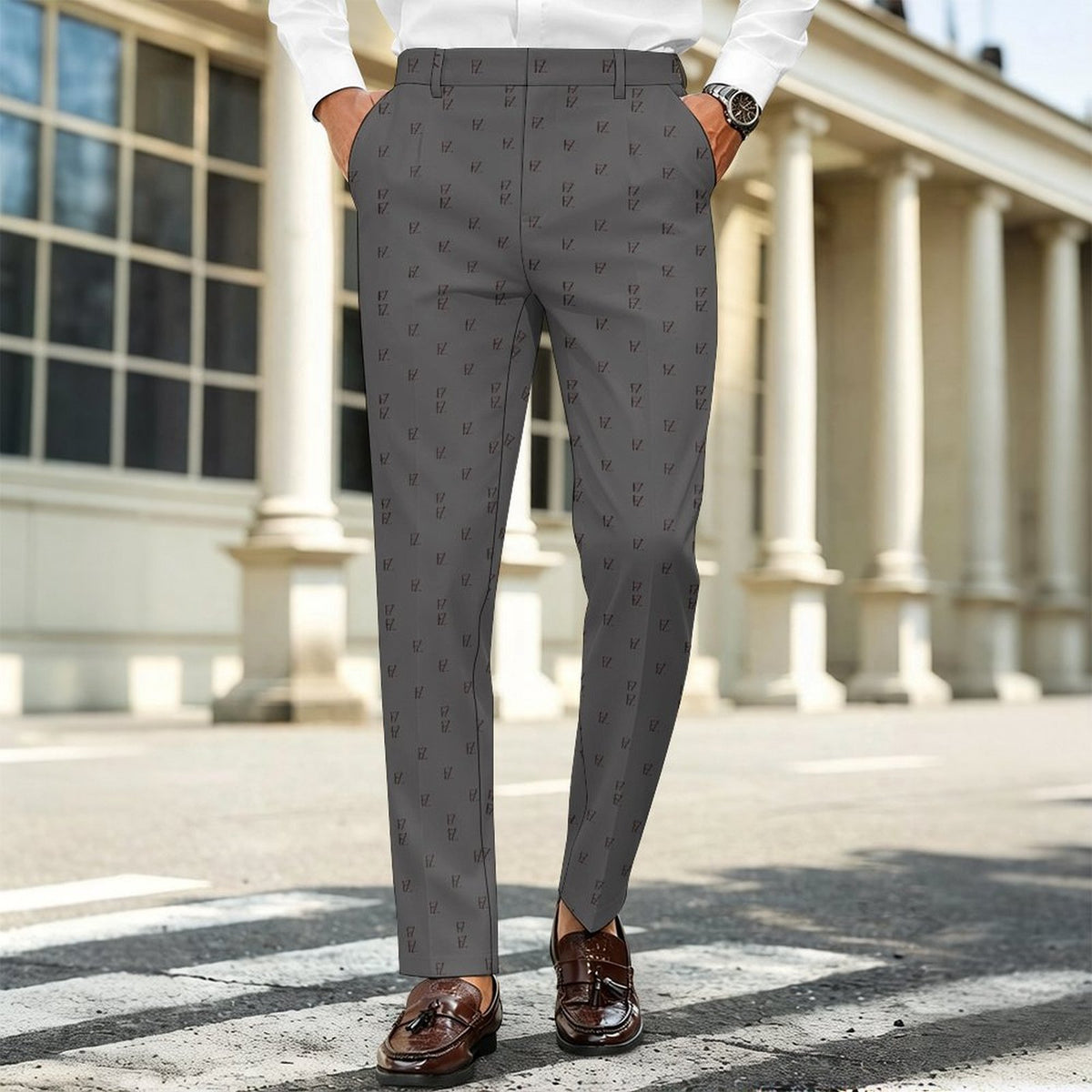 All Over Print Men's Classic Suit Pants