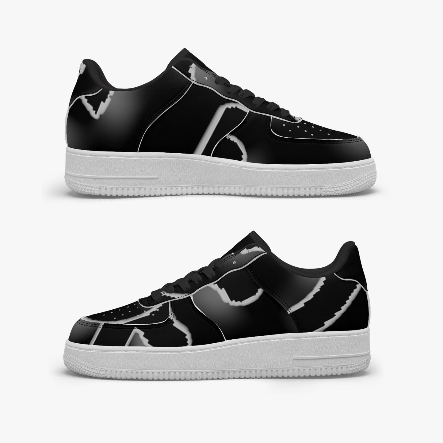 FZ Unisex Low-Top Leather Sports Sneakers