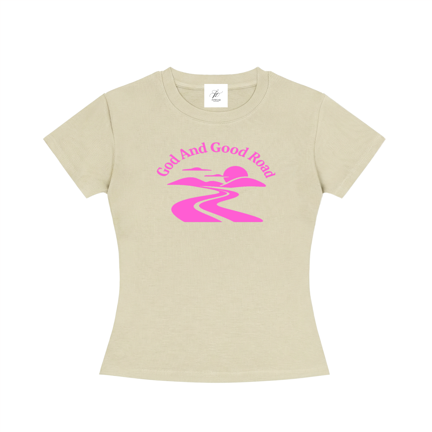 FZ Women's Slim Fit Good Road Crewneck Tee