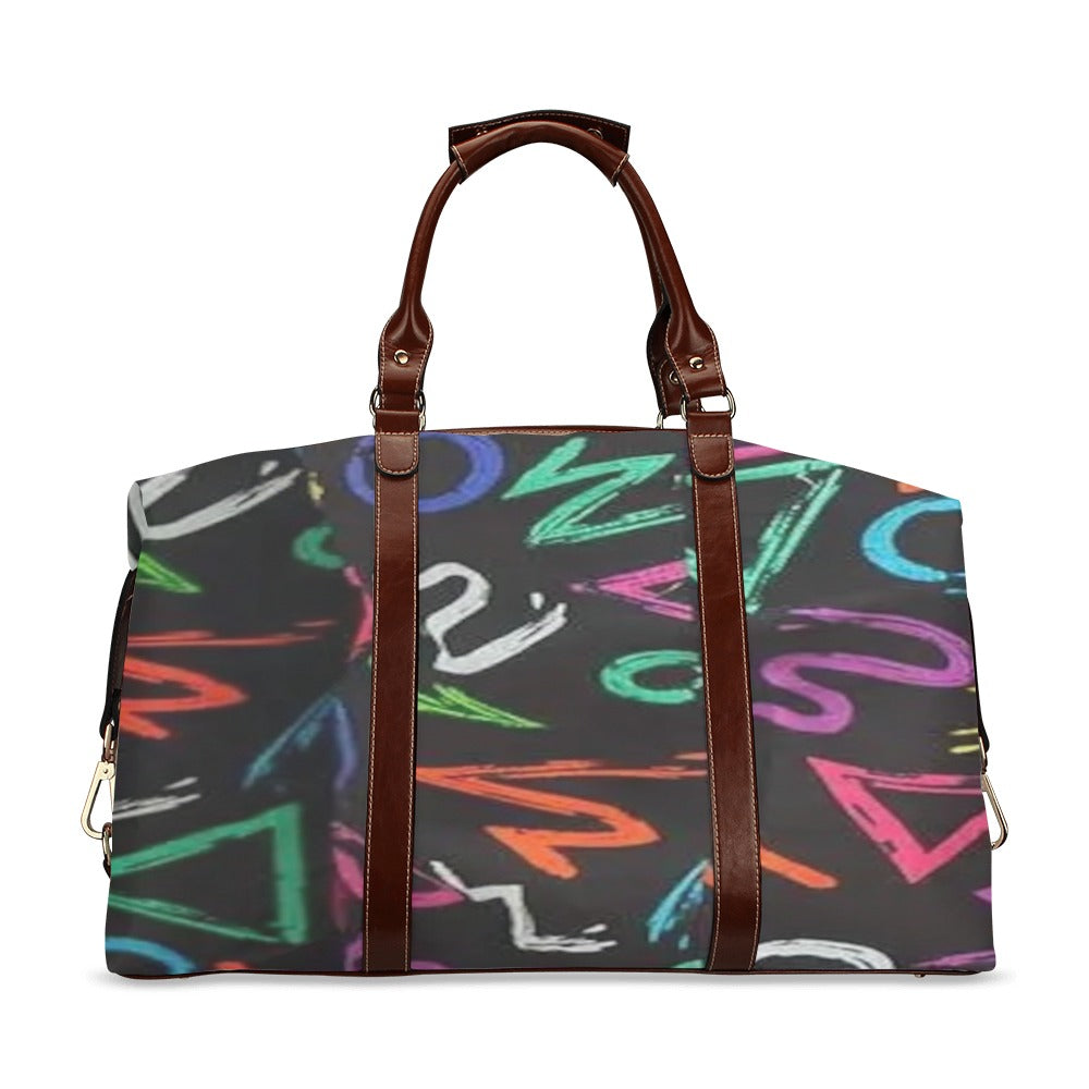 FZ AFRICAN ABSTRACT PRINT FLIGHT TRAVEL BAG 2 - FZwear