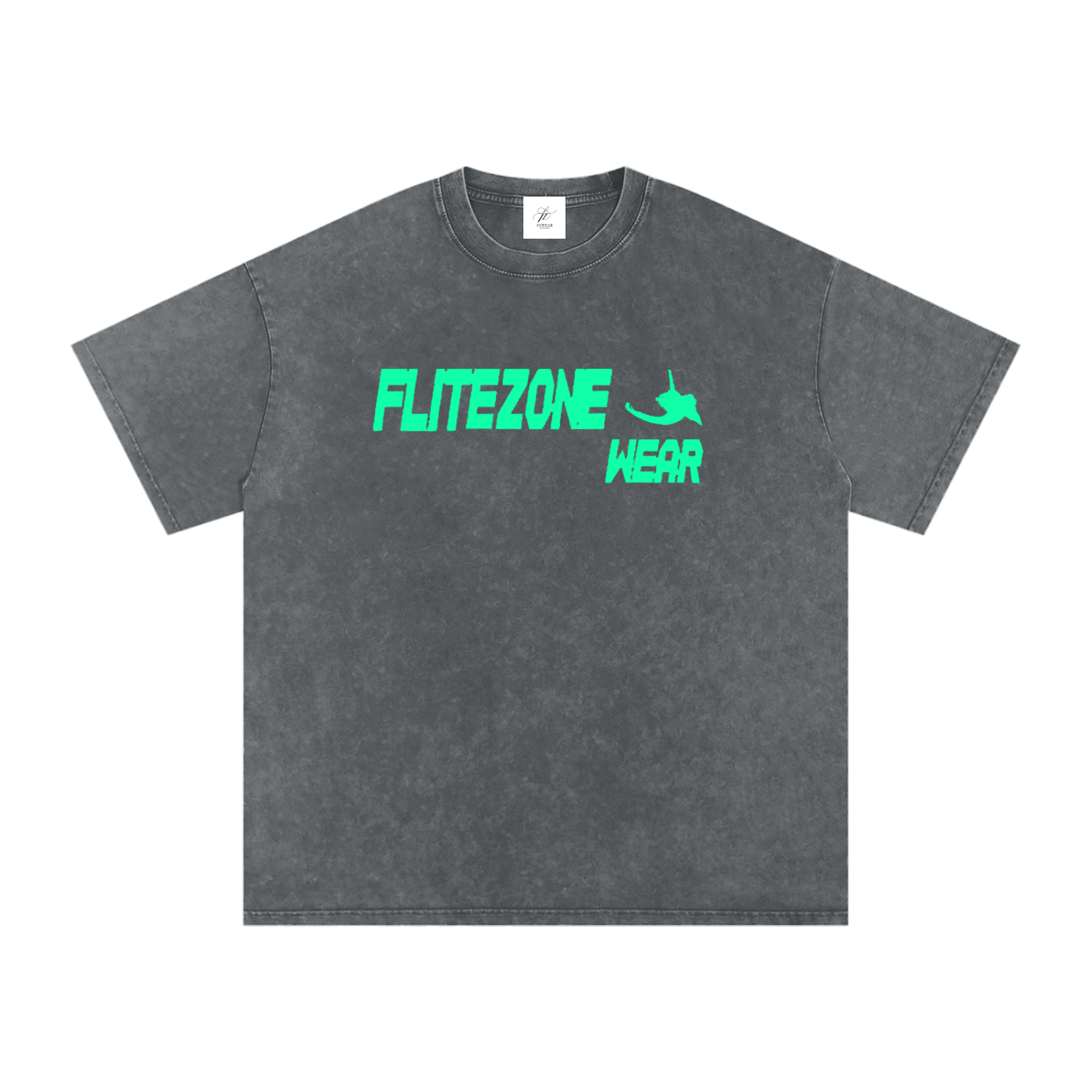 FZ Unisex Snow Washed Oversized Cotton Tee