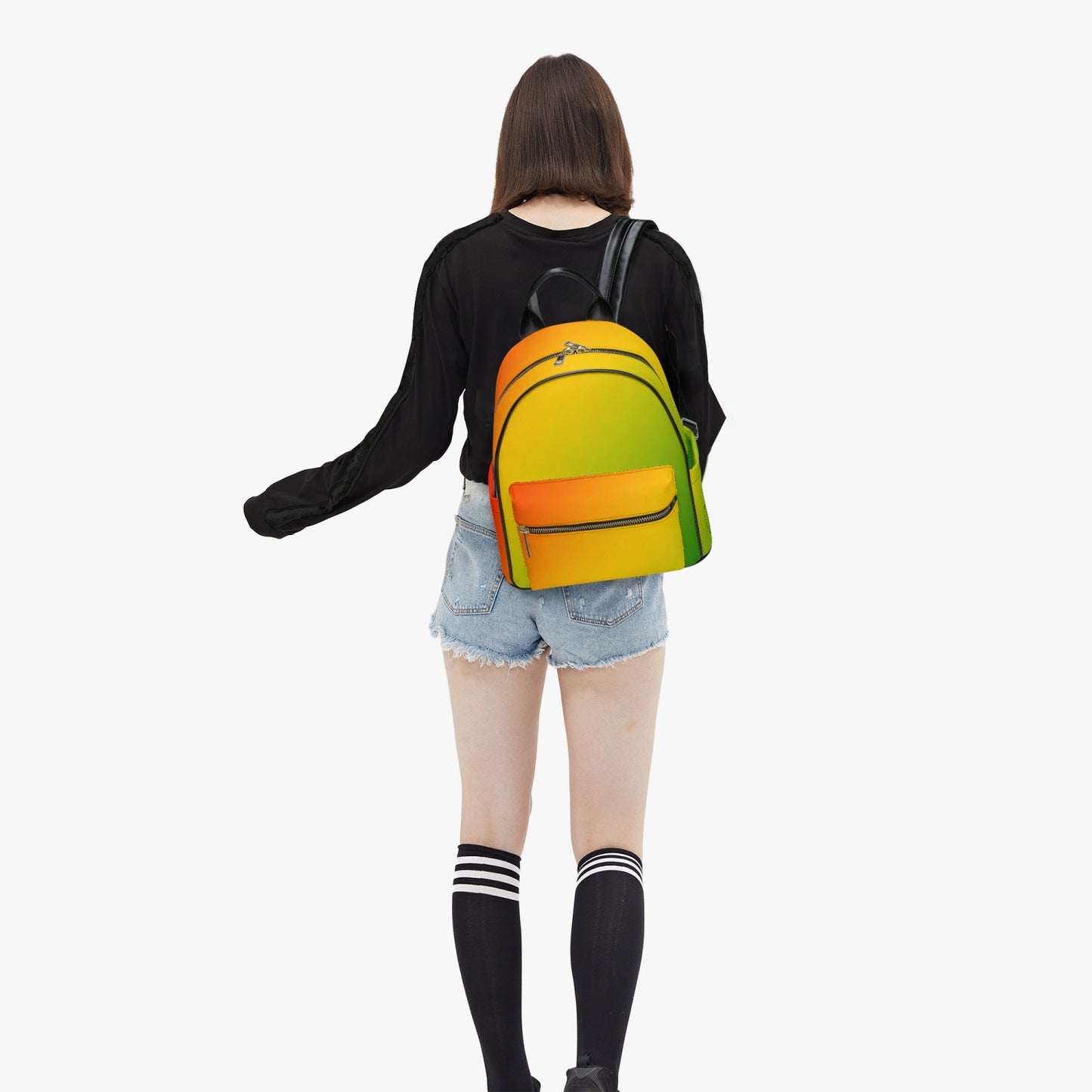 FZ Rasta Yaad Printed PU Backpack - FZwear