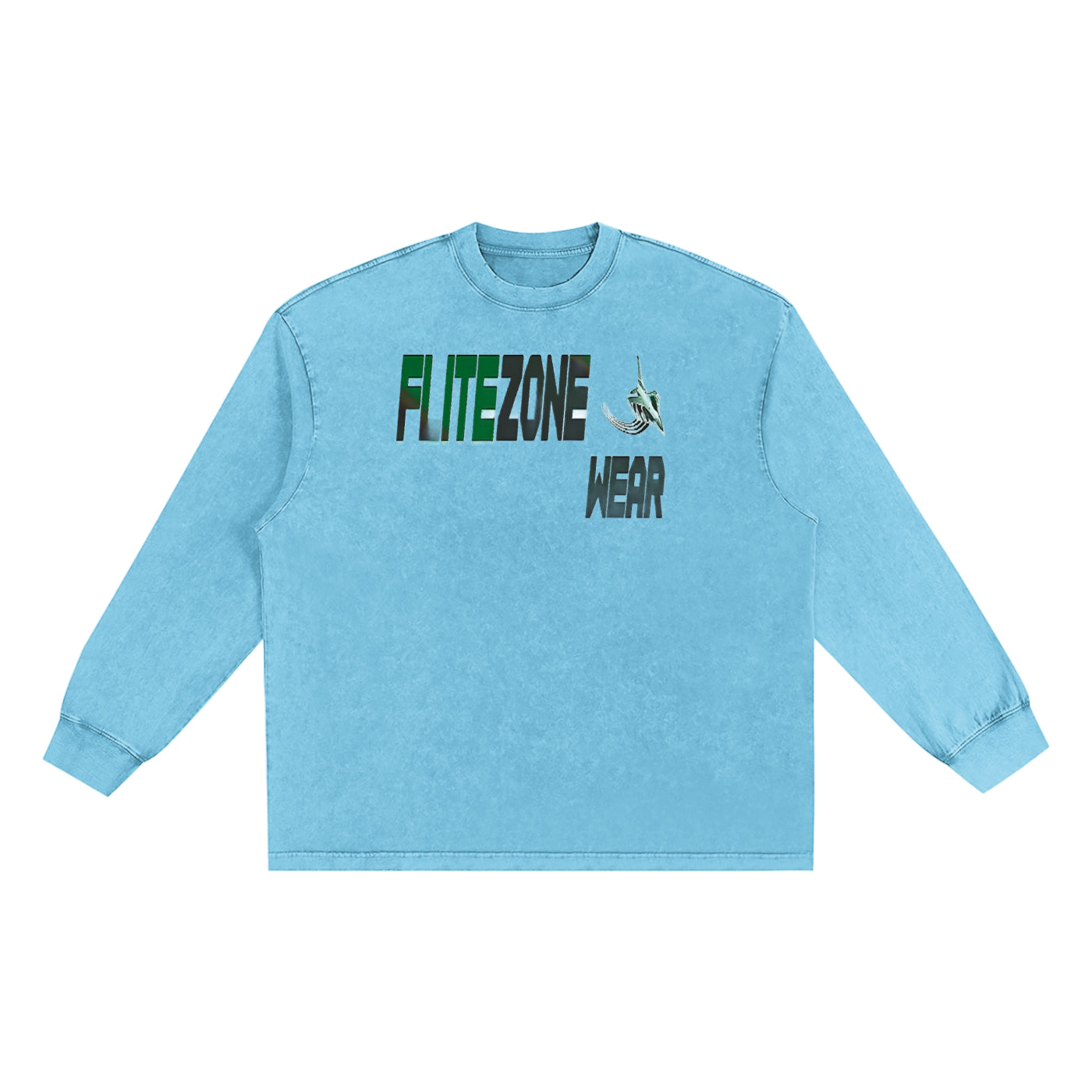 FZ Unisex Snow Washed  Long Sleeve Oversize Tee