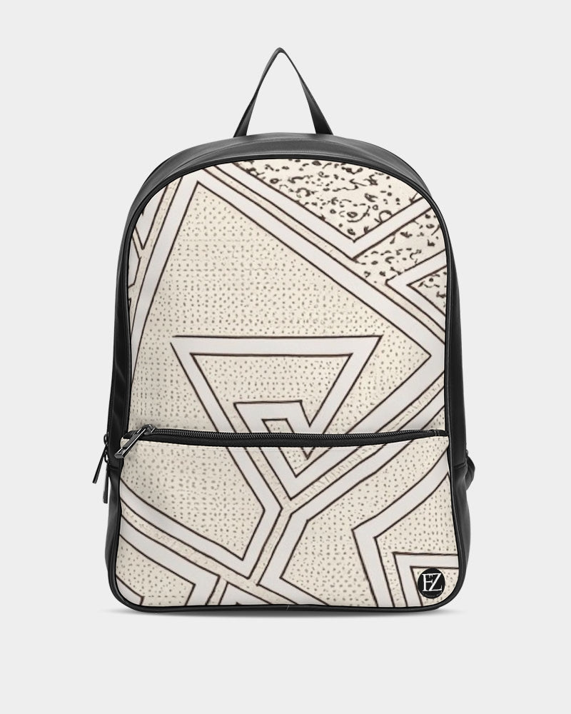 FZ AFRICAN PRINT Classic Faux Leather Backpack - FZwear