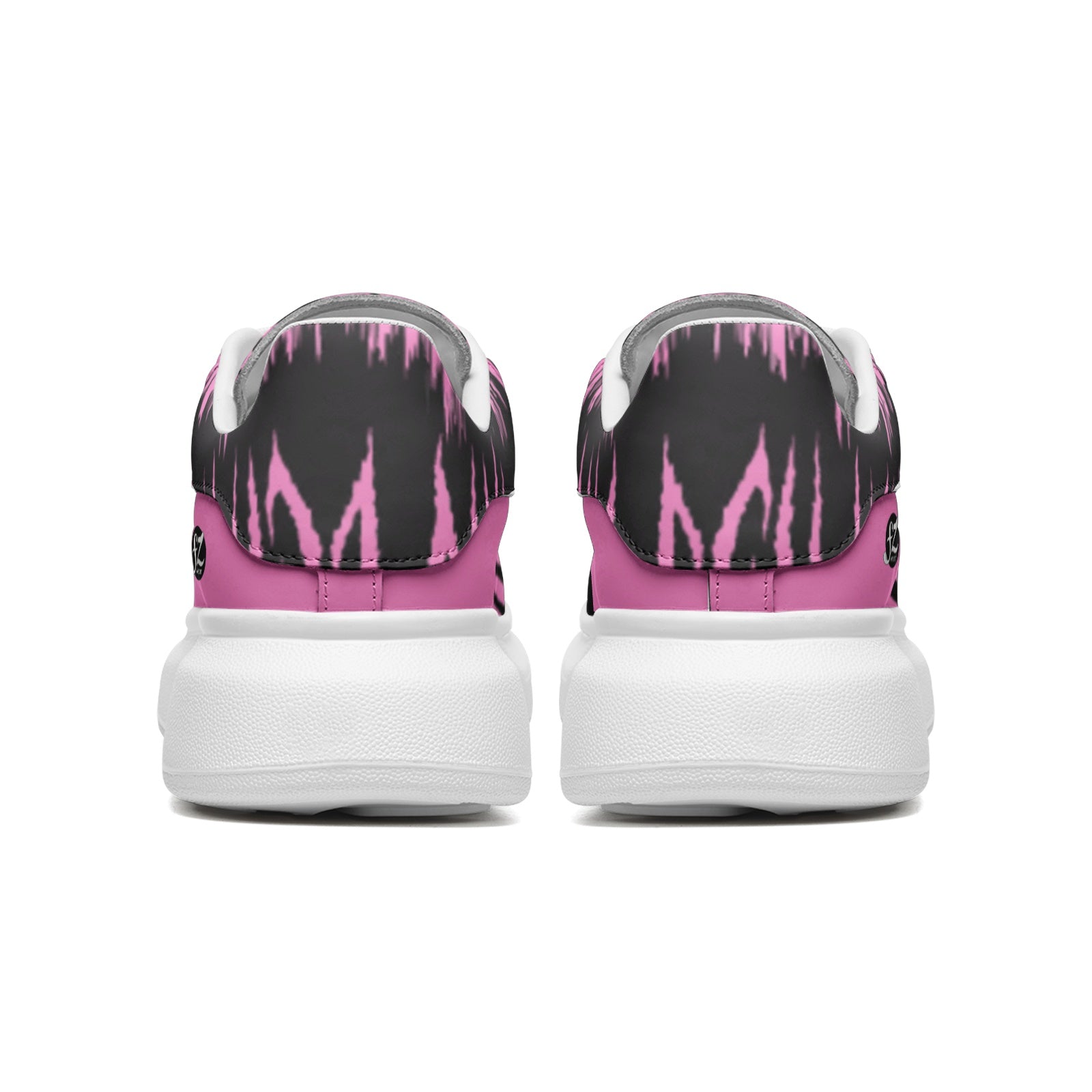 FZ Unisex Non Slip Lace Up Faux Leather Sneakers