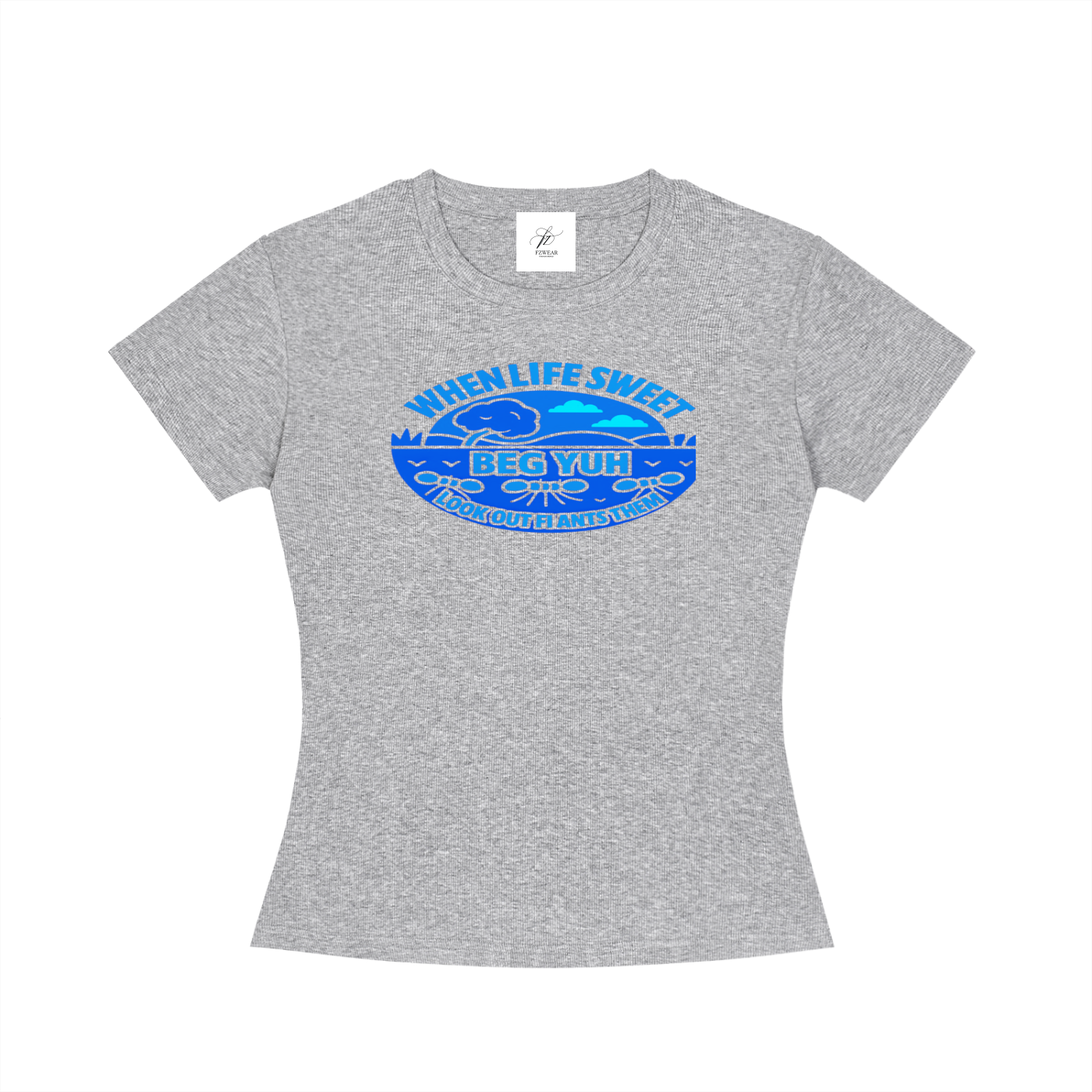 FZ Women's Slim Fit Crewneck Tee