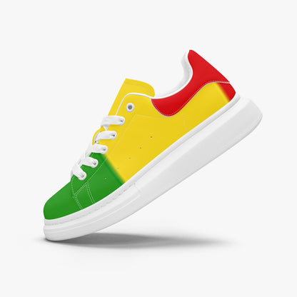 FZ Unisex Rasta Leather Oversized Sneakers