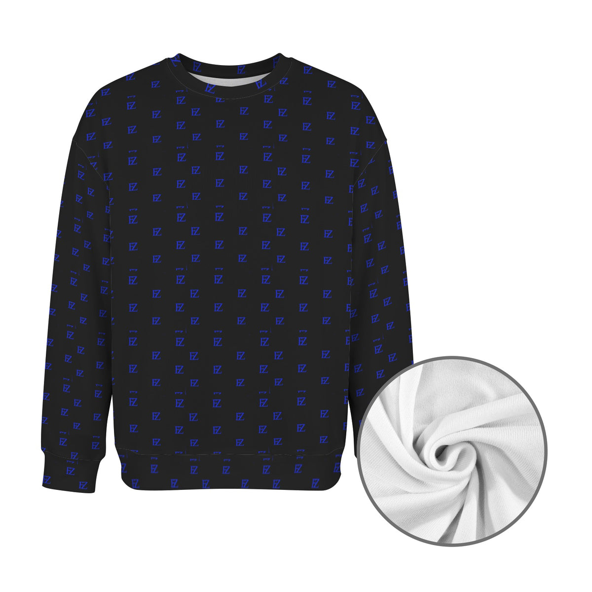 FZ Men's Original Monogram Crewneck Sweater Pullover