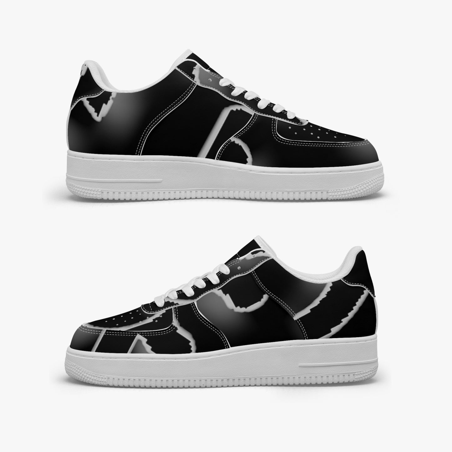 FZ Unisex Low-Top Leather Sports Sneakers - FZwear