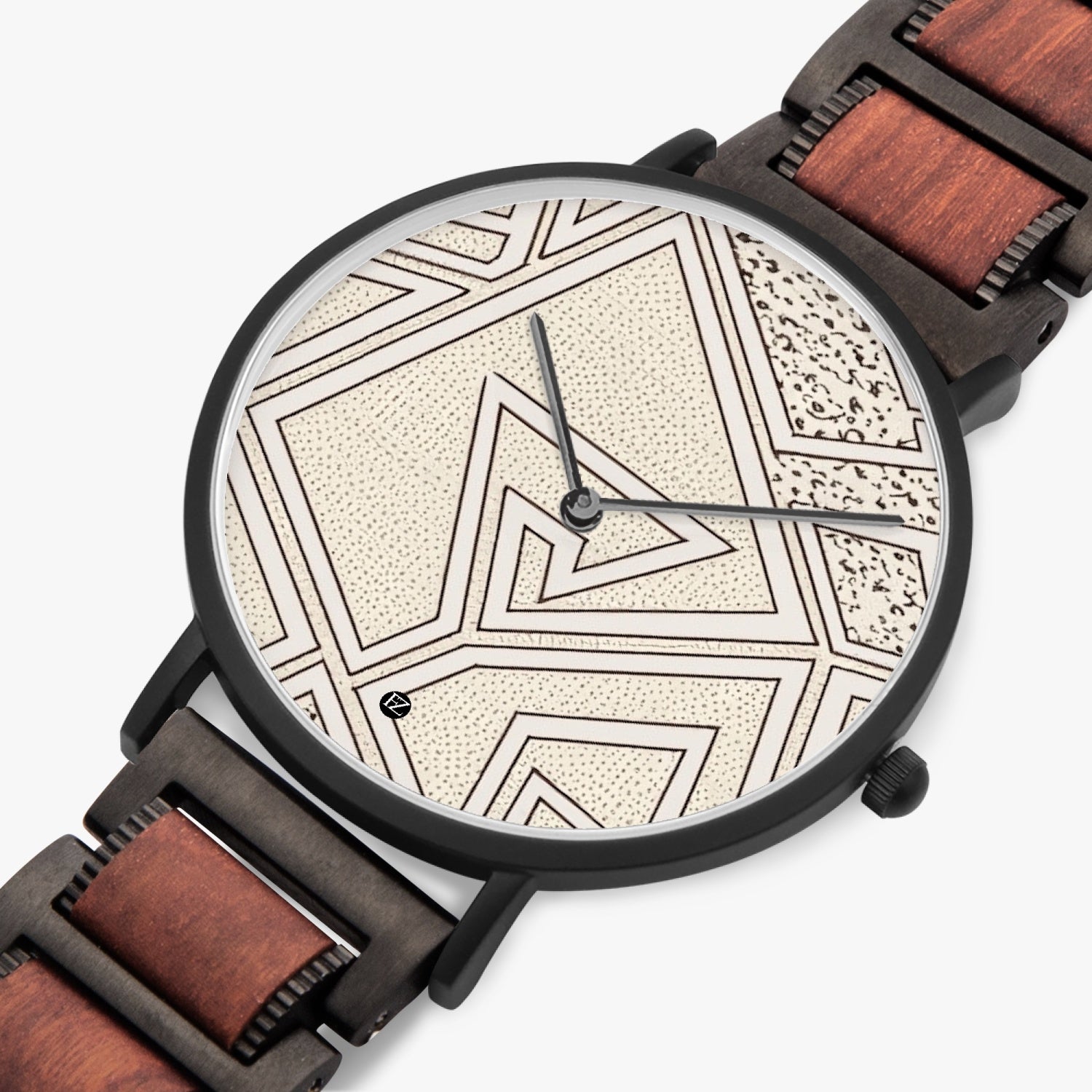 FZ African Print wooden Strap Quartz Watch - FZwear