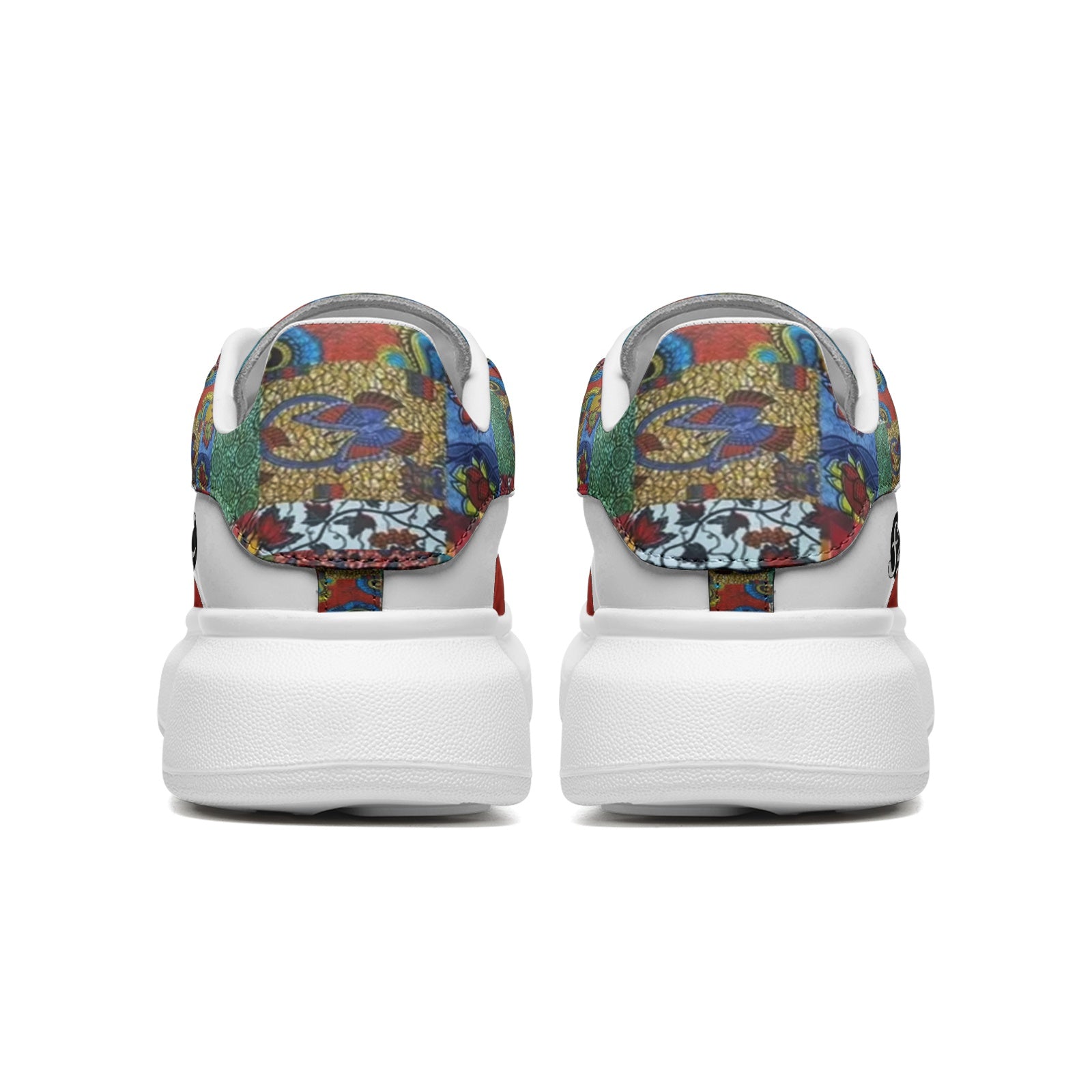 FZ Unisex Non Slip Lace Up Faux Leather Sneakers