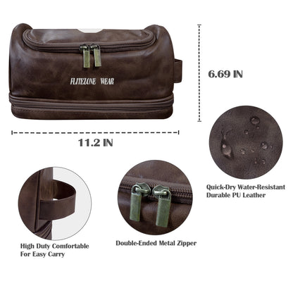 FZ Bistre PU Toiletry Bag - FZwear