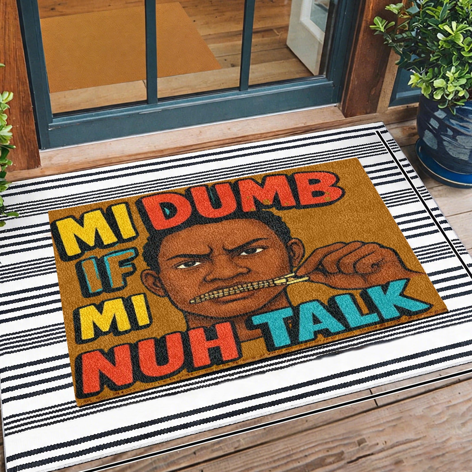 FZ Talk Natural Coir Doormat