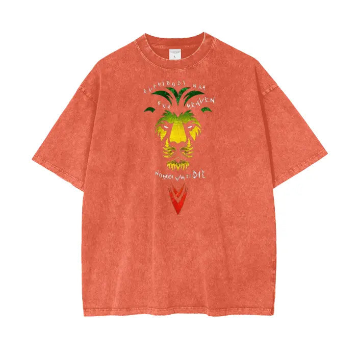 FZ Unisex Acid Wash Oversize Tee