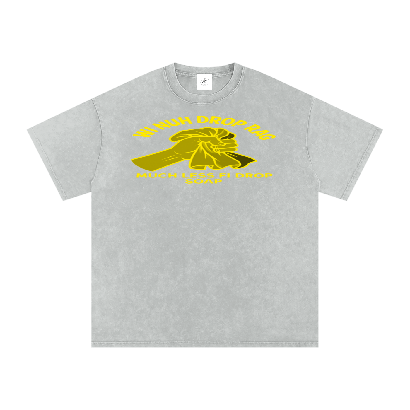 FZ Unisex Acid Wash Rag Oversize Tee