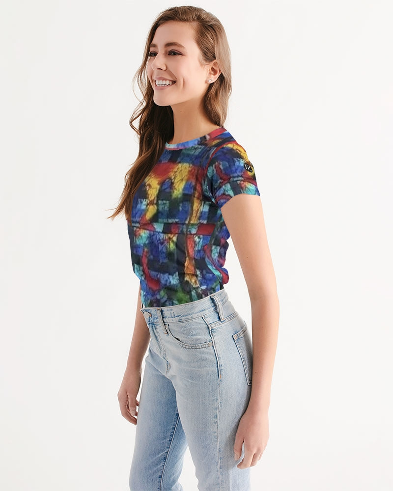 FZ AFRICAN ABSTRACT PRINT Women's Tee