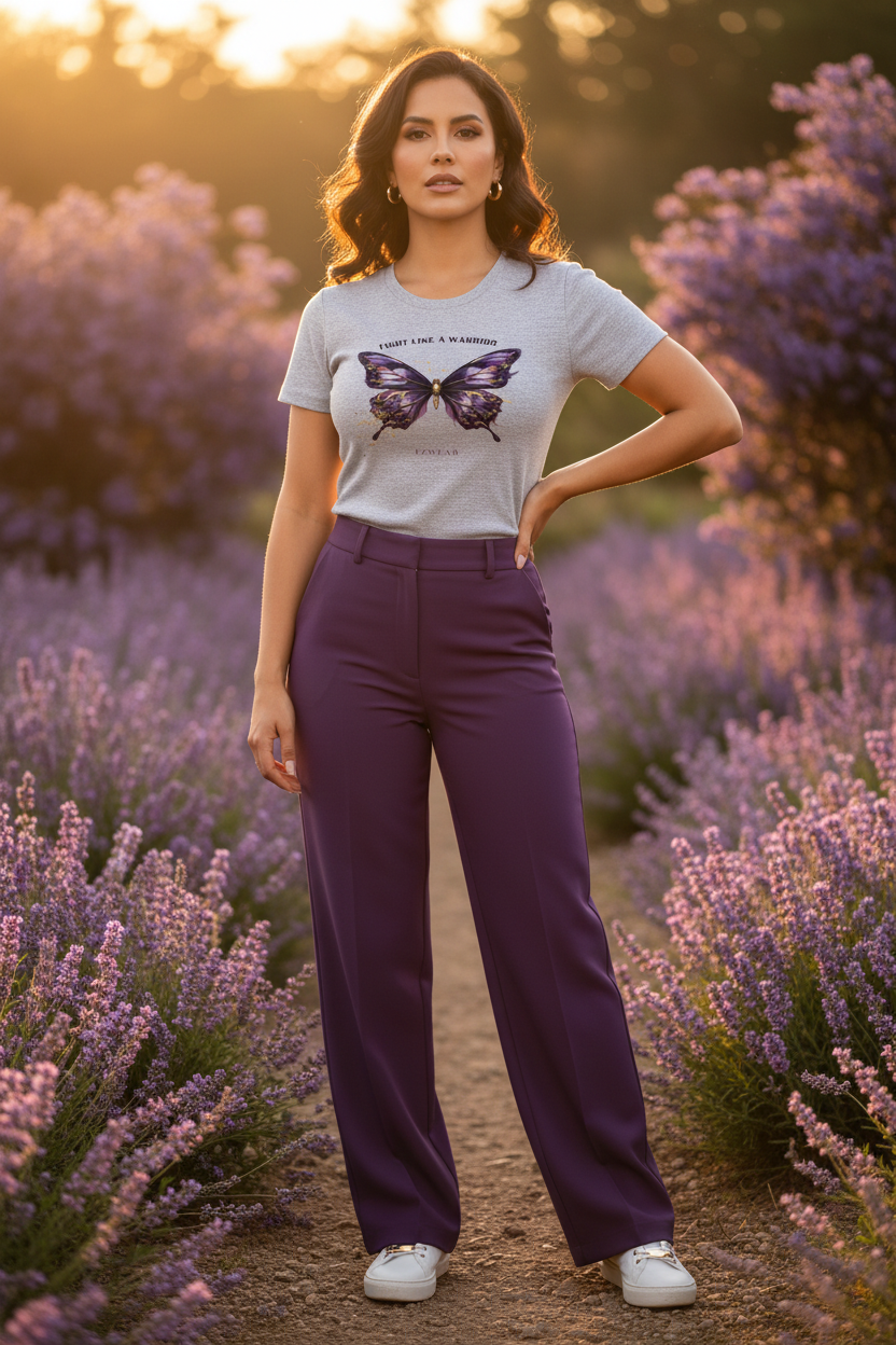 FZwear Lupus Tee - Latina Woman Garden