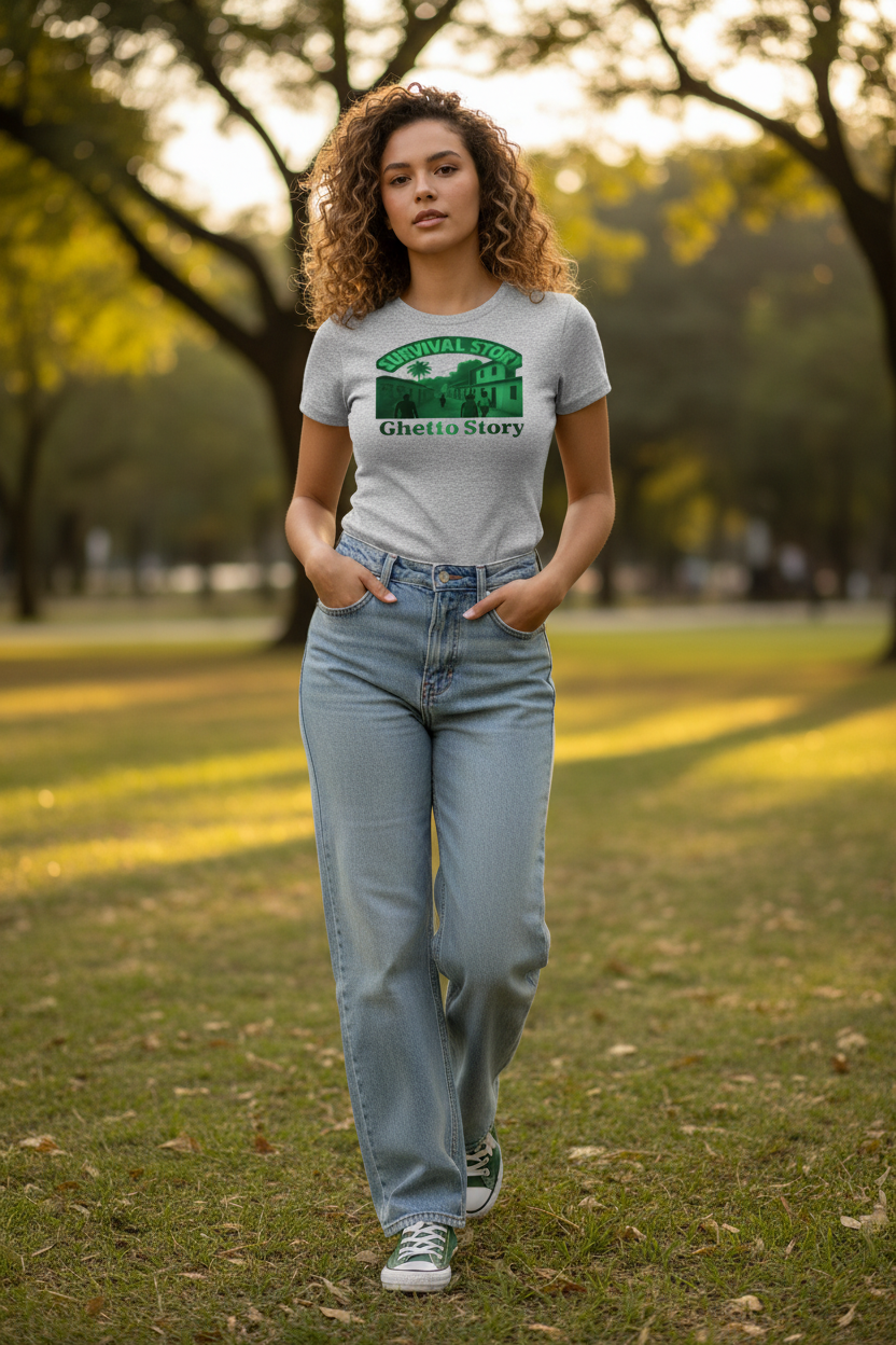 Ghetto Story Green - Grey Lifestyle