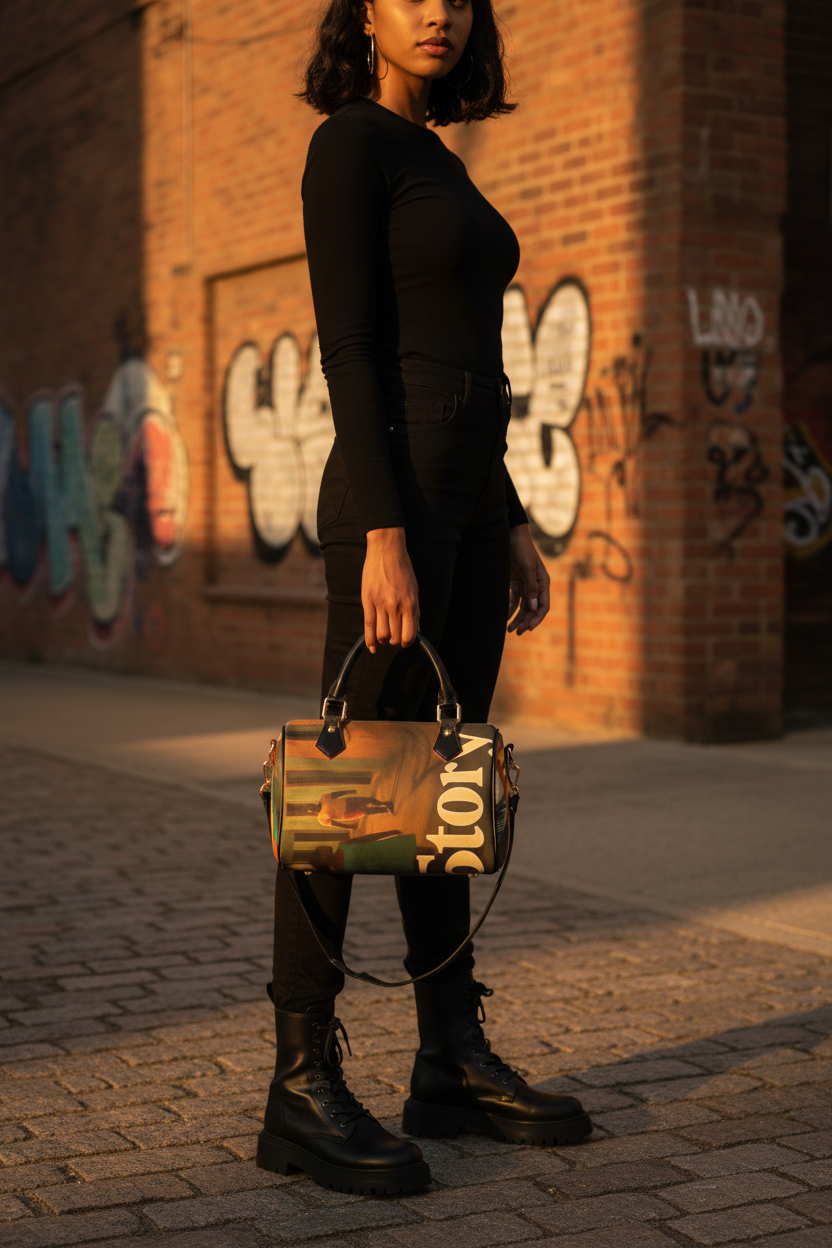 Ghetto Story Olive Boston - Black Handles 1