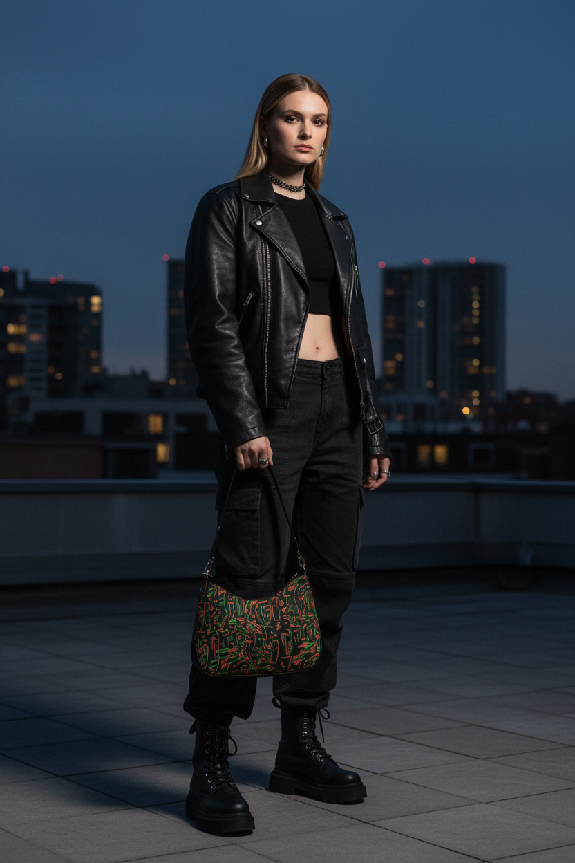 Green Red Bag - Rooftop