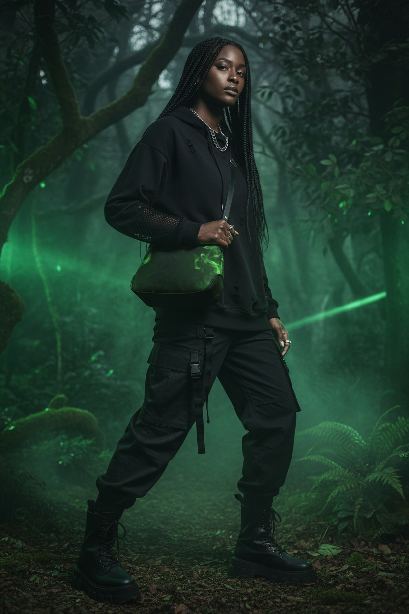 Green Smoke Bag - Garden