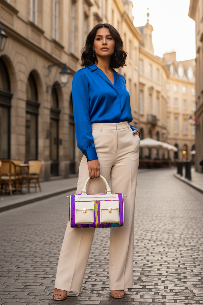Hispanic model city street
