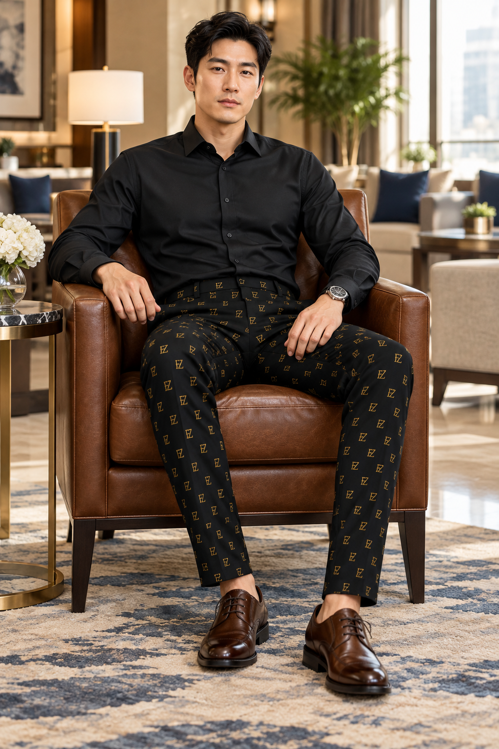 Hotel lounge look